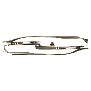 
  
    BRUSHED ANTIQUE GUN METAL POLISHED ROSE GOLD METAL
  
