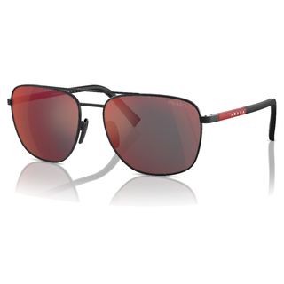 
  
    RUBBERED BLACK | DARK GREY MIRROR BLUE/RED
  
