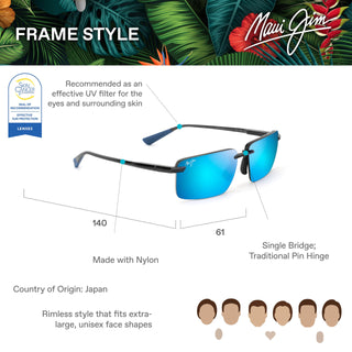 
  
    SHINY TRANSPARENT DARK GREY | BLUE HAWAII
  
